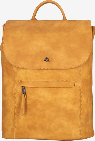 GREENBURRY Backpack in Yellow: front