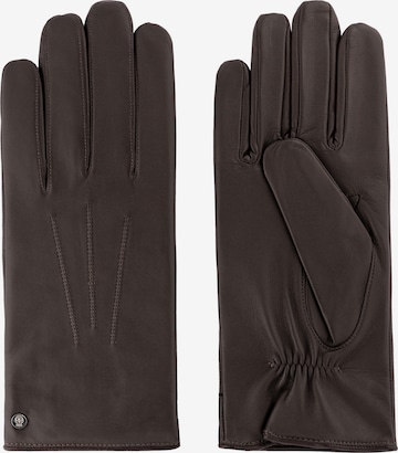 Roeckl Full Finger Gloves in Brown: front