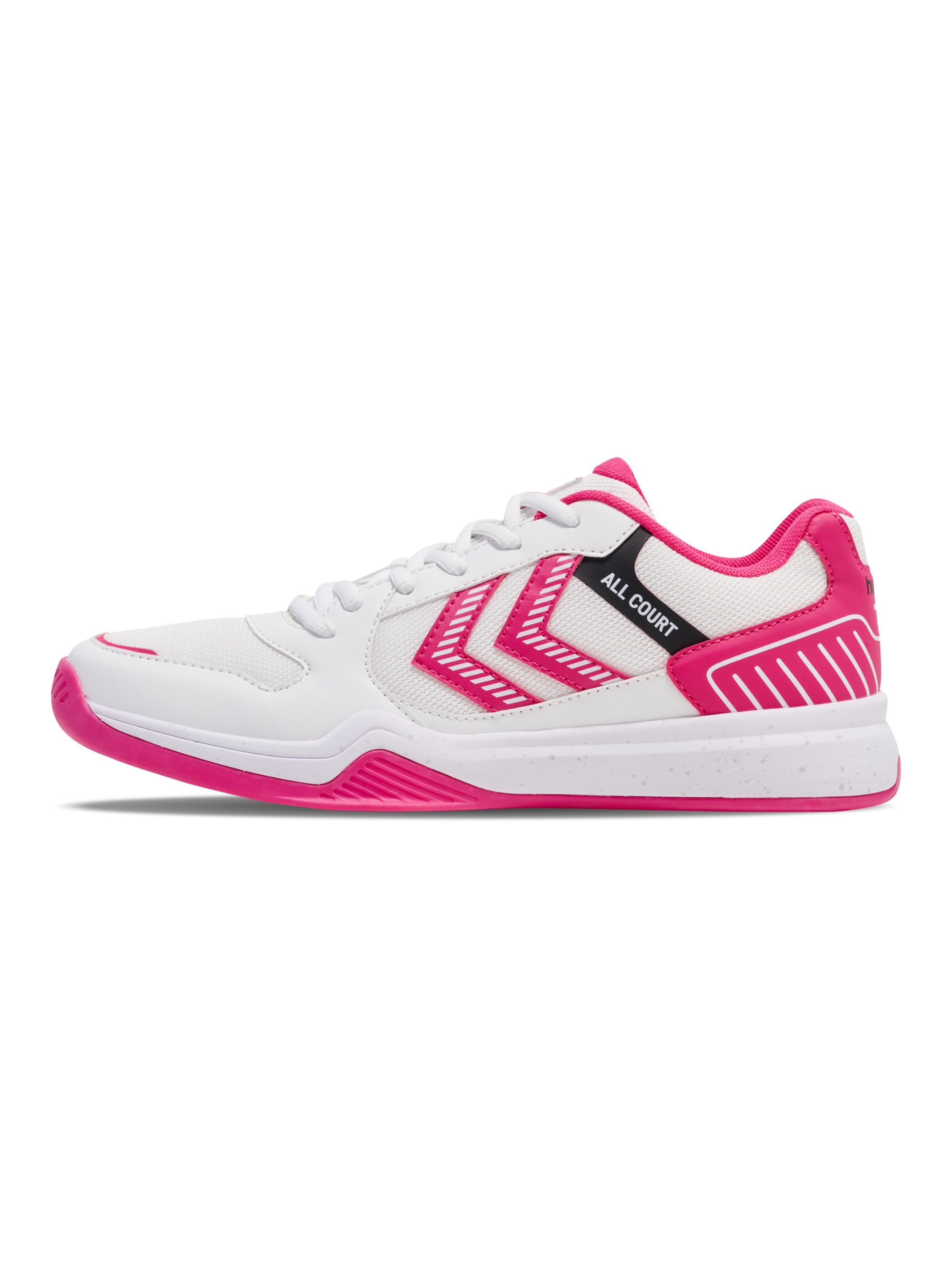 Hummel Sportschuh in pink / schwarz / weiß, Produktansicht