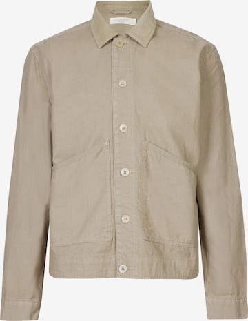 AllSaints Prehodna jakna 'BRUC' | siva barva: sprednja stran