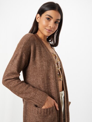 Aware Knitted Coat 'ADLENE' in Brown