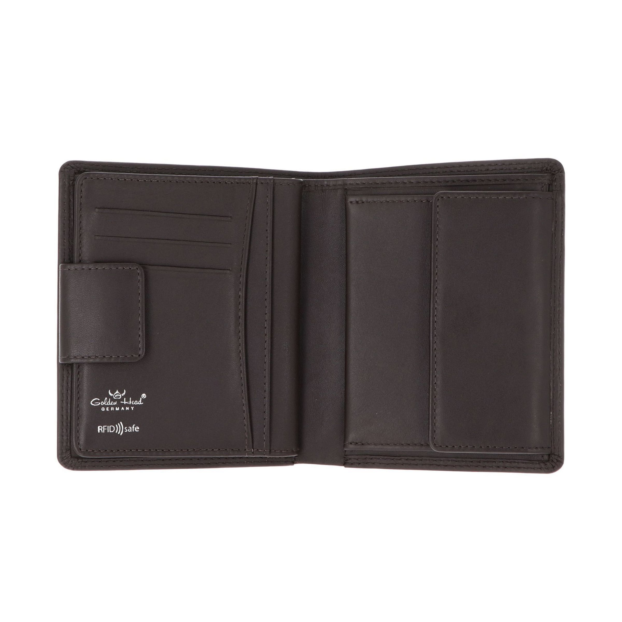 Porte-monnaies 'Polo' GOLDEN HEAD en marron