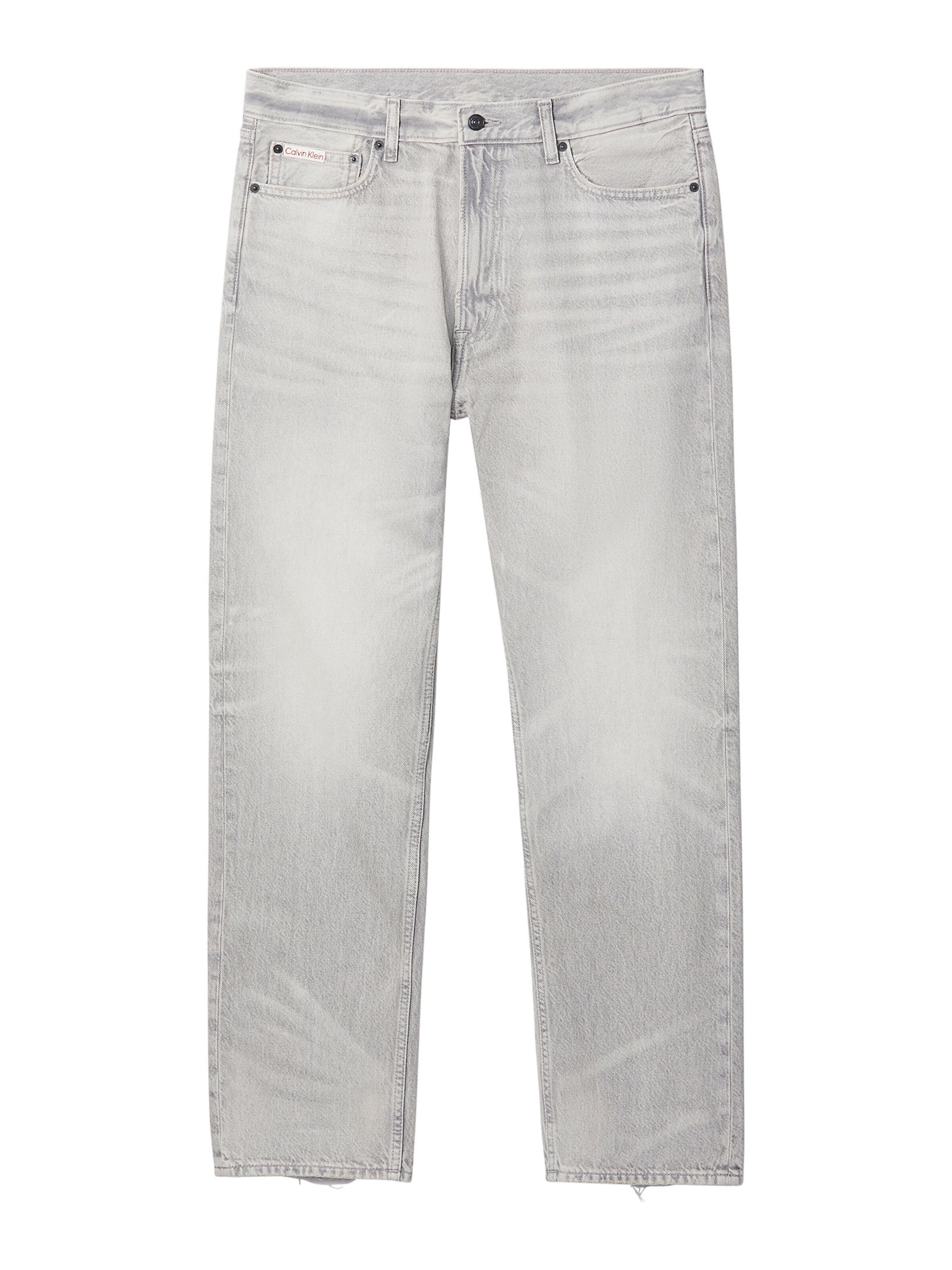 Calvin Klein Jeans Loosefit Jeans in Grau: Vorderseite