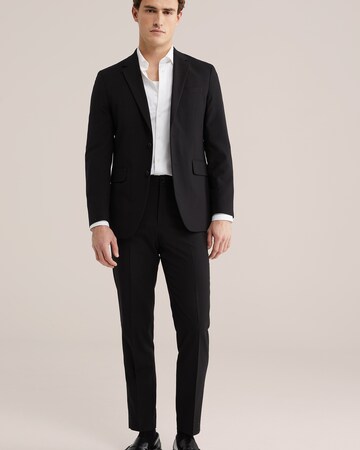 WE Fashion Slim fit Σακάκι για το γραφείο σε μαύρο
