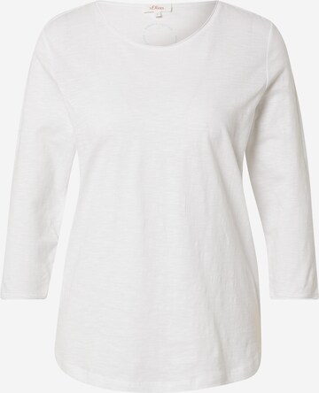 s.Oliver Shirt in White: front