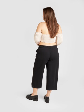 ONLY Carmakoma - Loosefit Pantalón 'SANIA' en negro