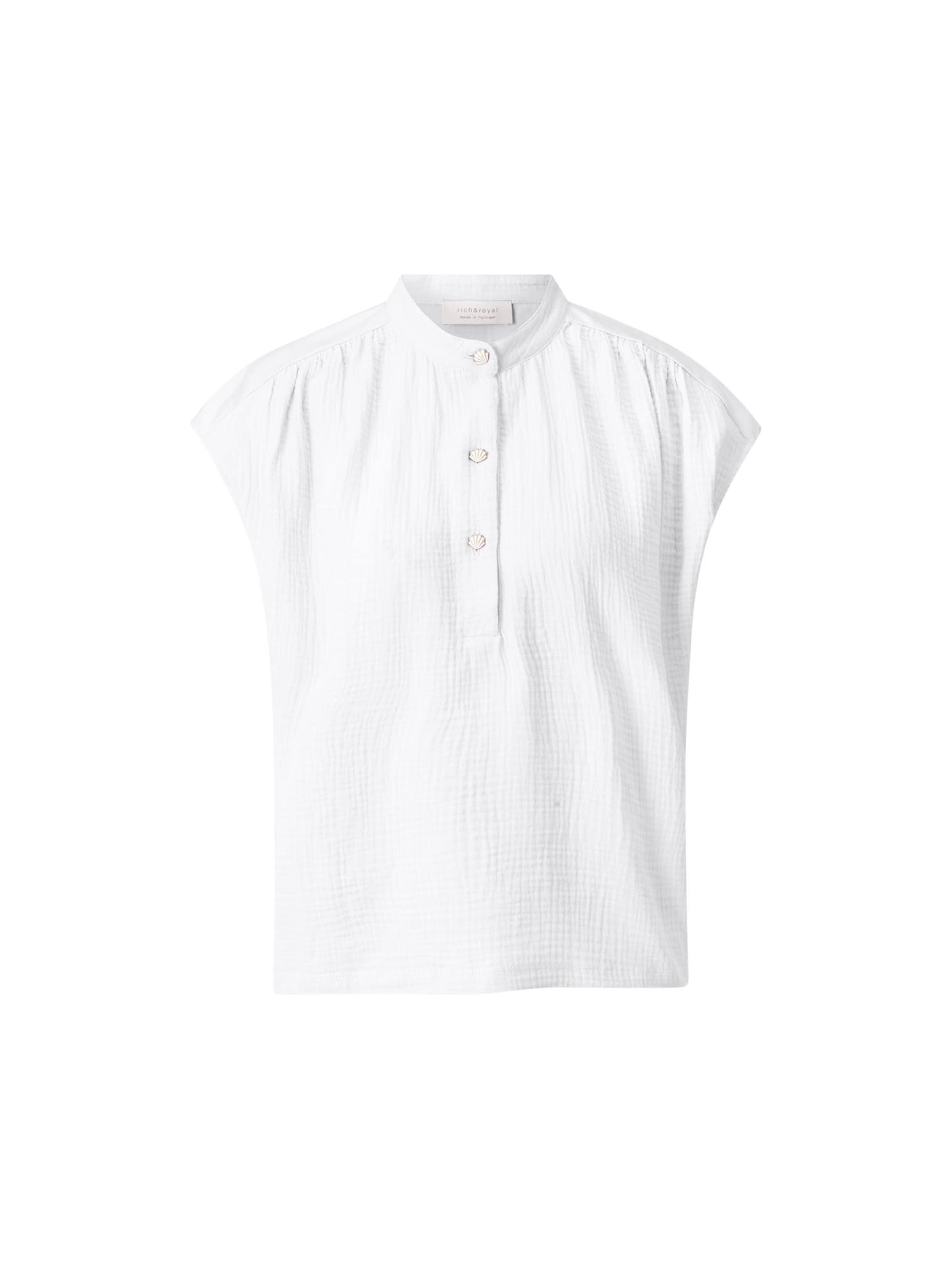 Rich & Royal Bluse in Weiß: Vorderseite