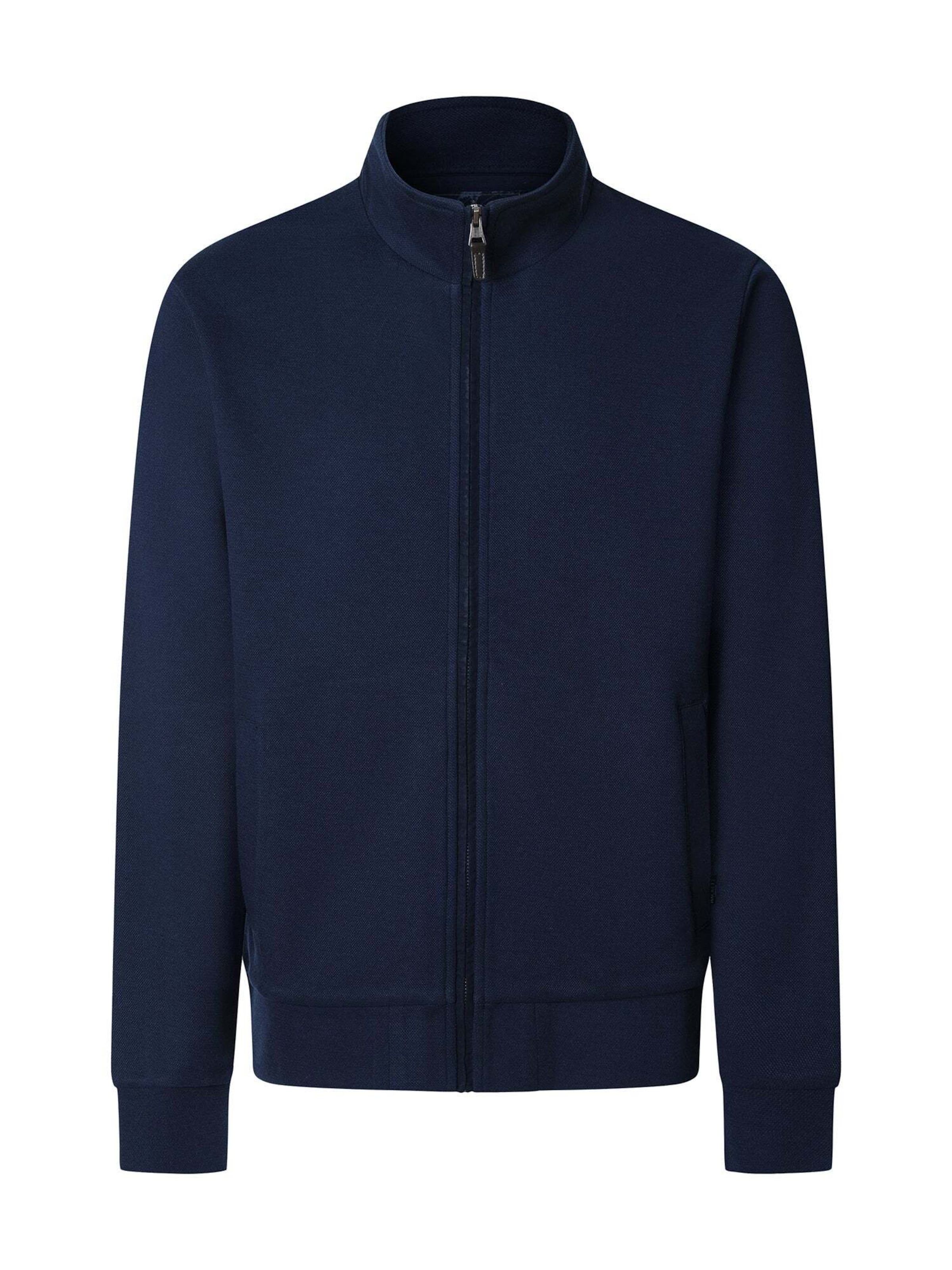 Veste de survêtement Hackett London en bleu : devant
