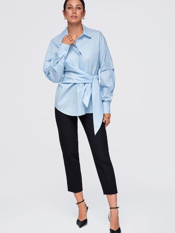 Ombre Blus i blå