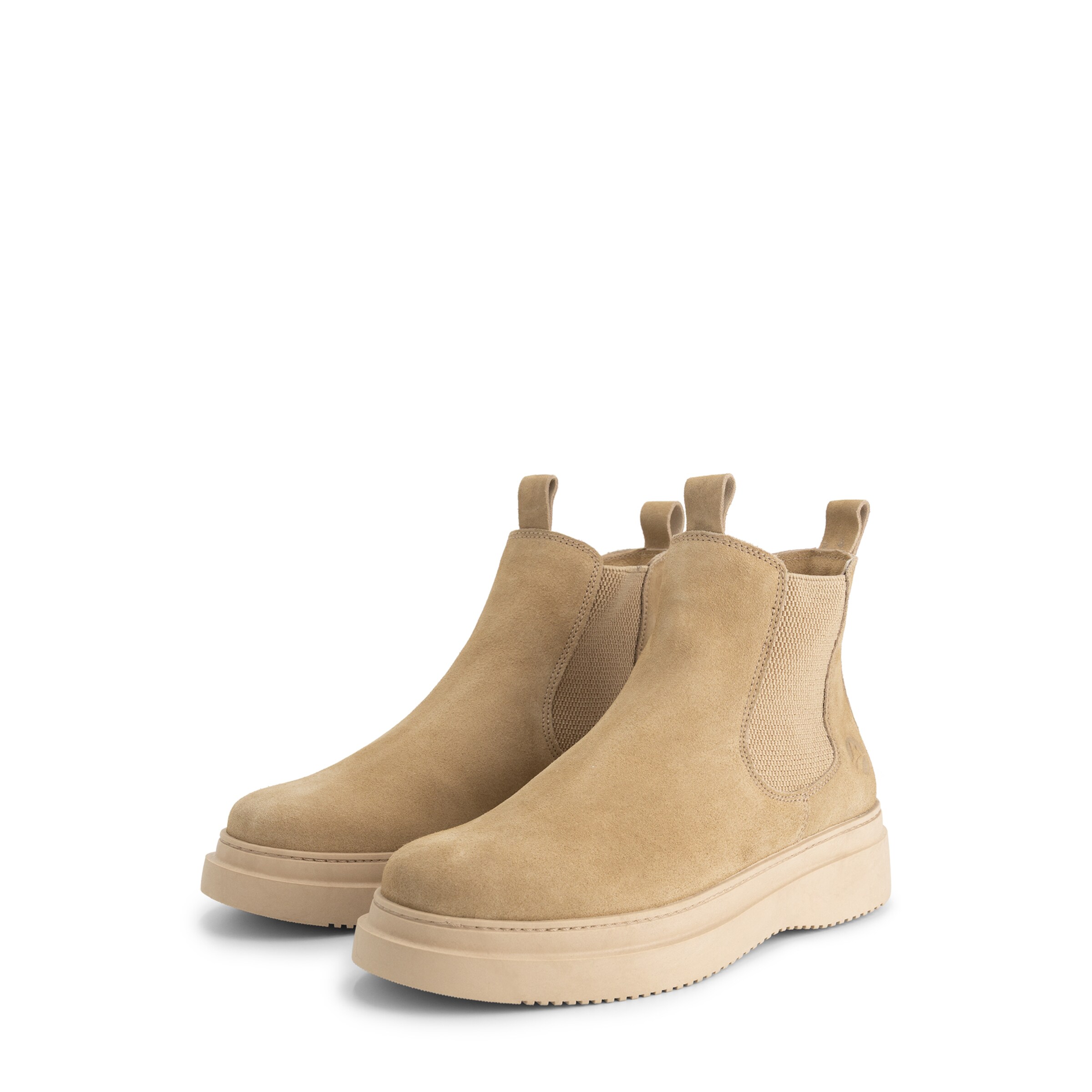Travelin Chelsea Boots i beige: forside