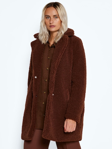 Noisy may Winter Coat 'Teddy' in Brown: front