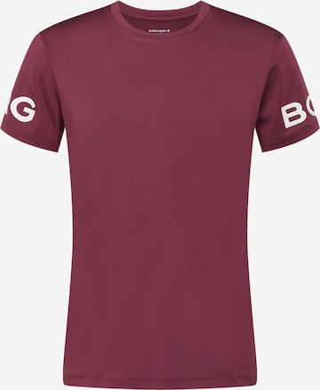 BJÖRN BORG Performance Shirt in Purple: front