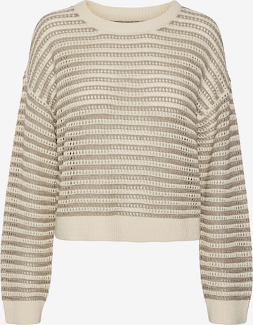 VERO MODA Pullover 'VMNew Madera' in Beige: Vorderseite