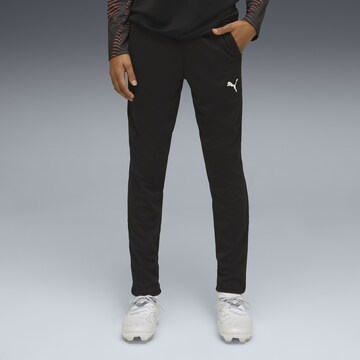 PUMA Slimfit Sporthose 'Individual Final' in Schwarz: Vorderseite