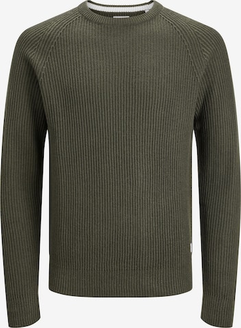 JACK & JONES Sweater in Green: front