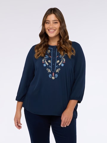 Fiorella Rubino Blouse in Blauw