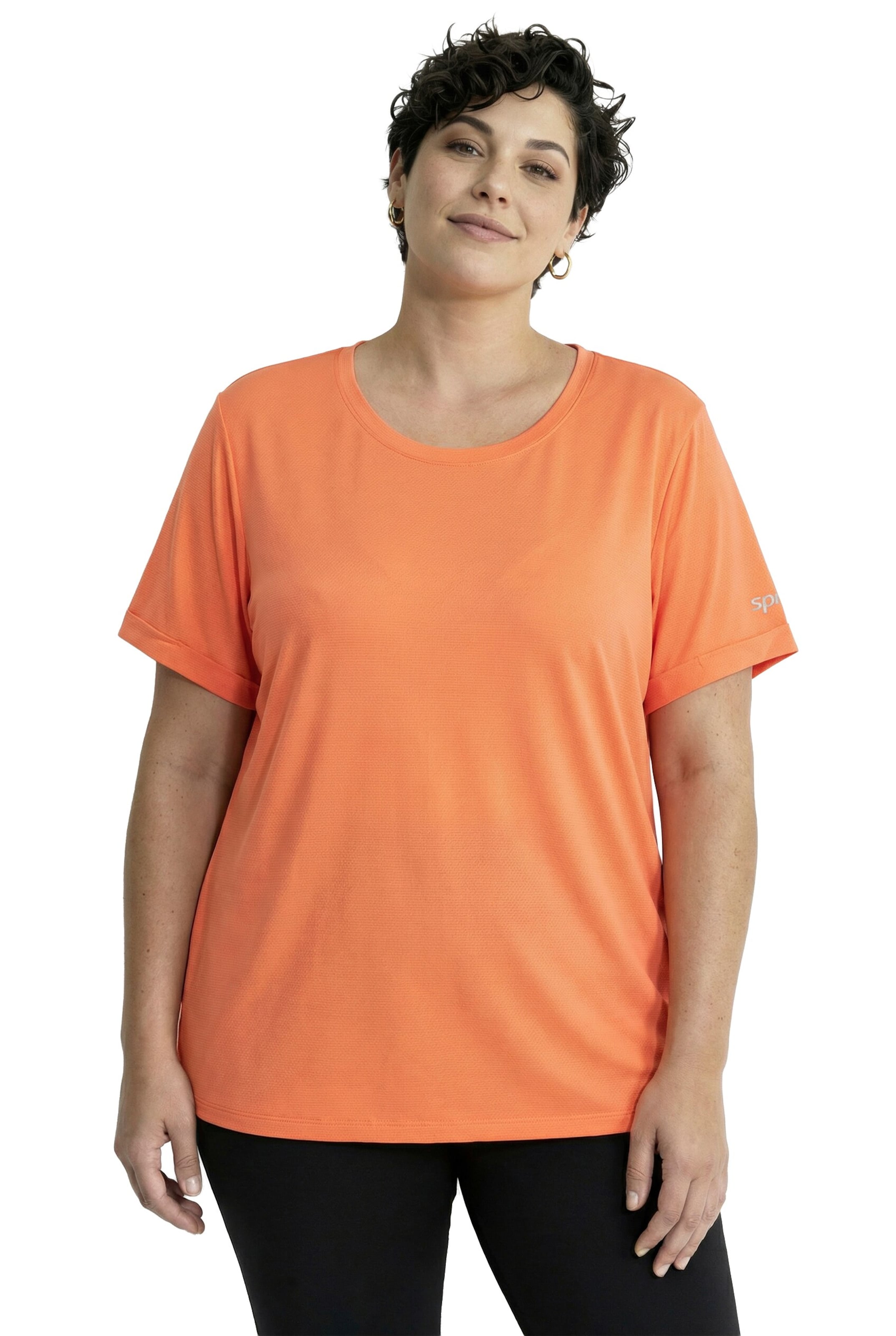 Ulla Popken Shirt in Orange: front