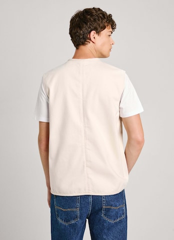 Pepe Jeans Weste 'ELM' in Weiß