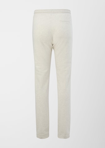 s.Oliver Men Tall Sizes Tapered Jogginghose in Beige