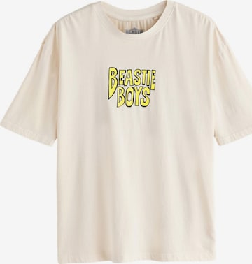 T-Shirt Next en blanc : devant