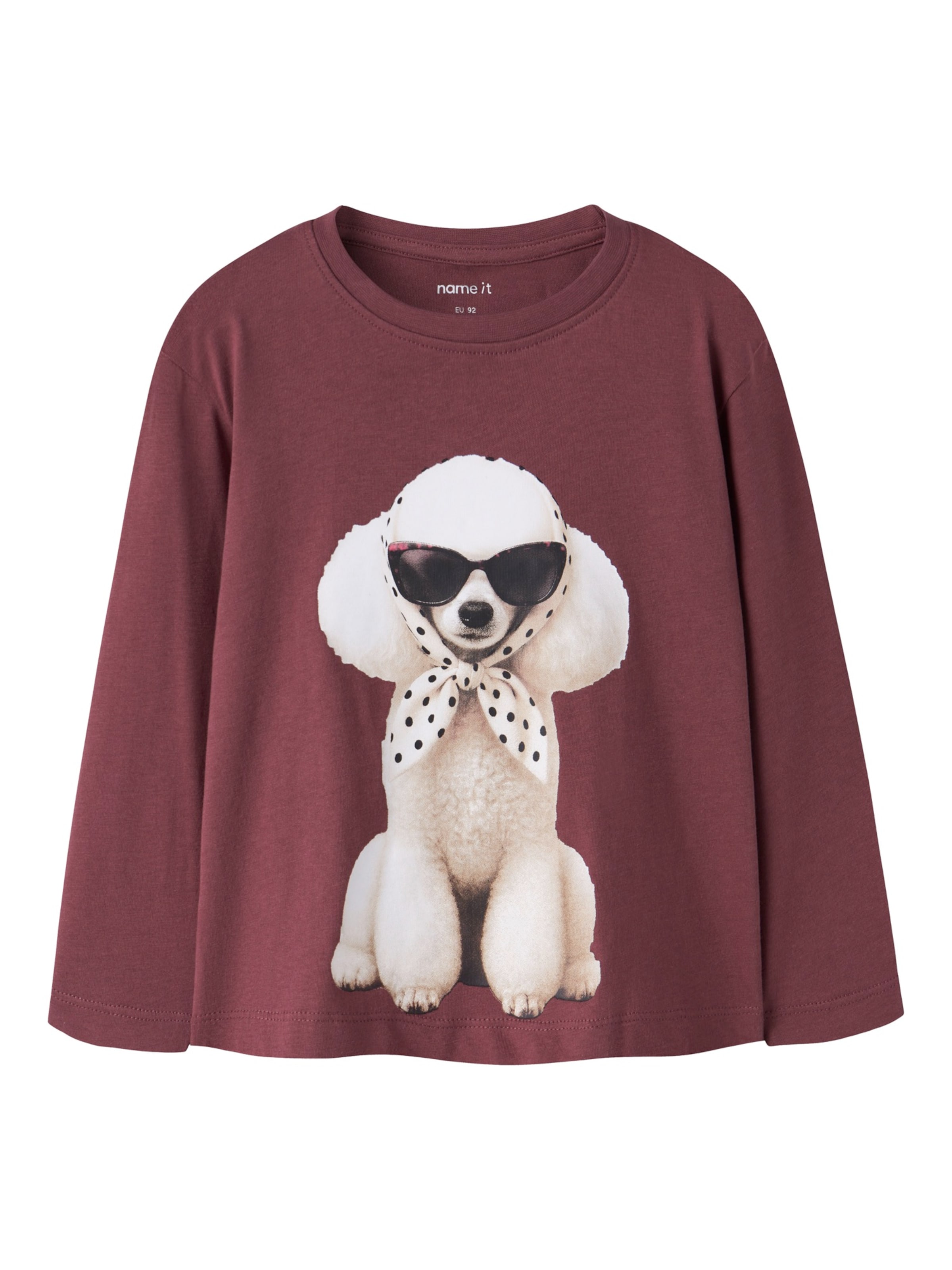 NAME IT Shirt 'NMFVOTEA' in Lila: Vorderseite