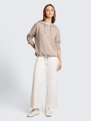 TOM TAILOR DENIM Sweatshirt in Beige