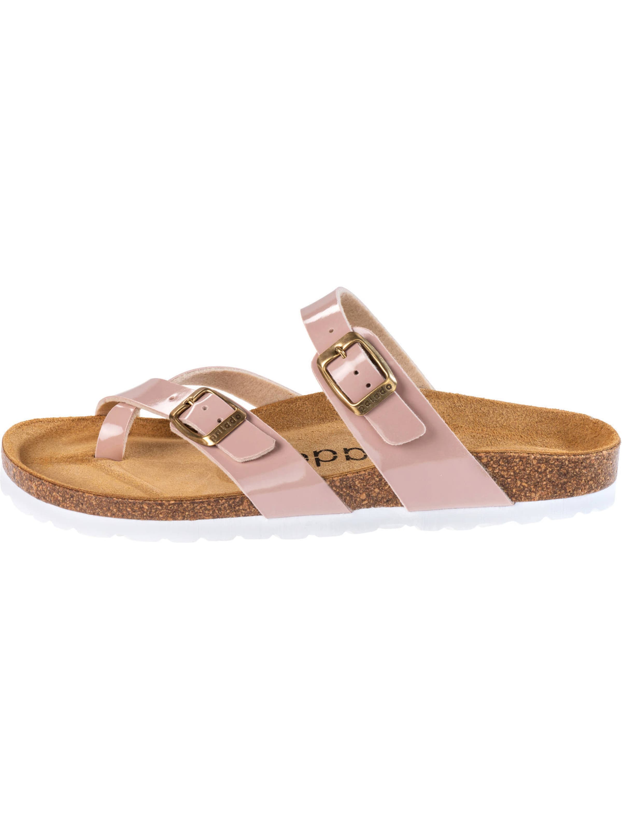 Palado T-bar sandals 'Cres' in Pink: front