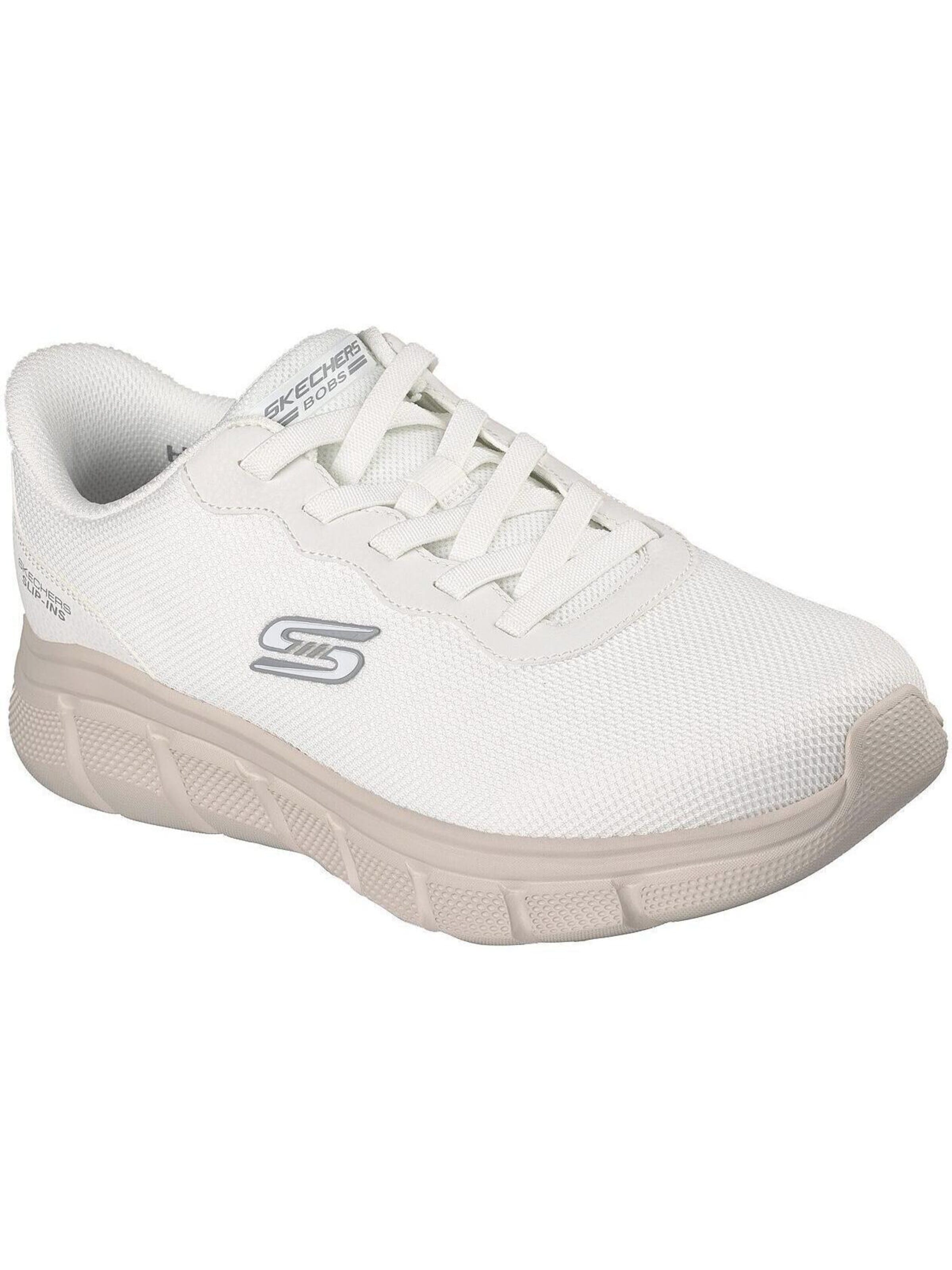 SKECHERS Sneakers laag 'Bobs B Flex' in Wit: voorkant