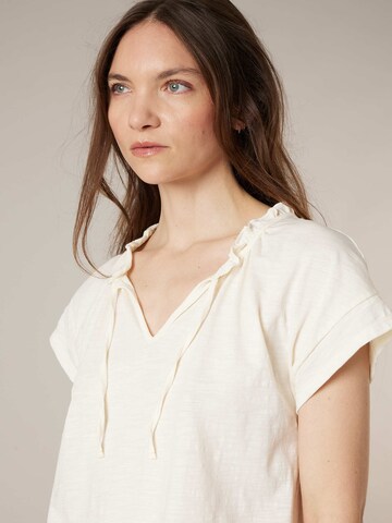 T-shirt 'Kaia' Deeluxe en beige