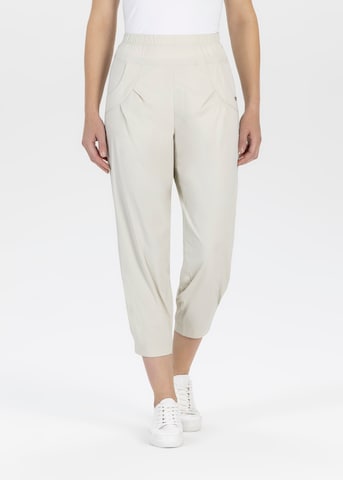 STEHMANN Tapered Pants in Beige: front