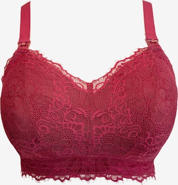 SugarShape Nursing Bra 'Sensla' in Red: front