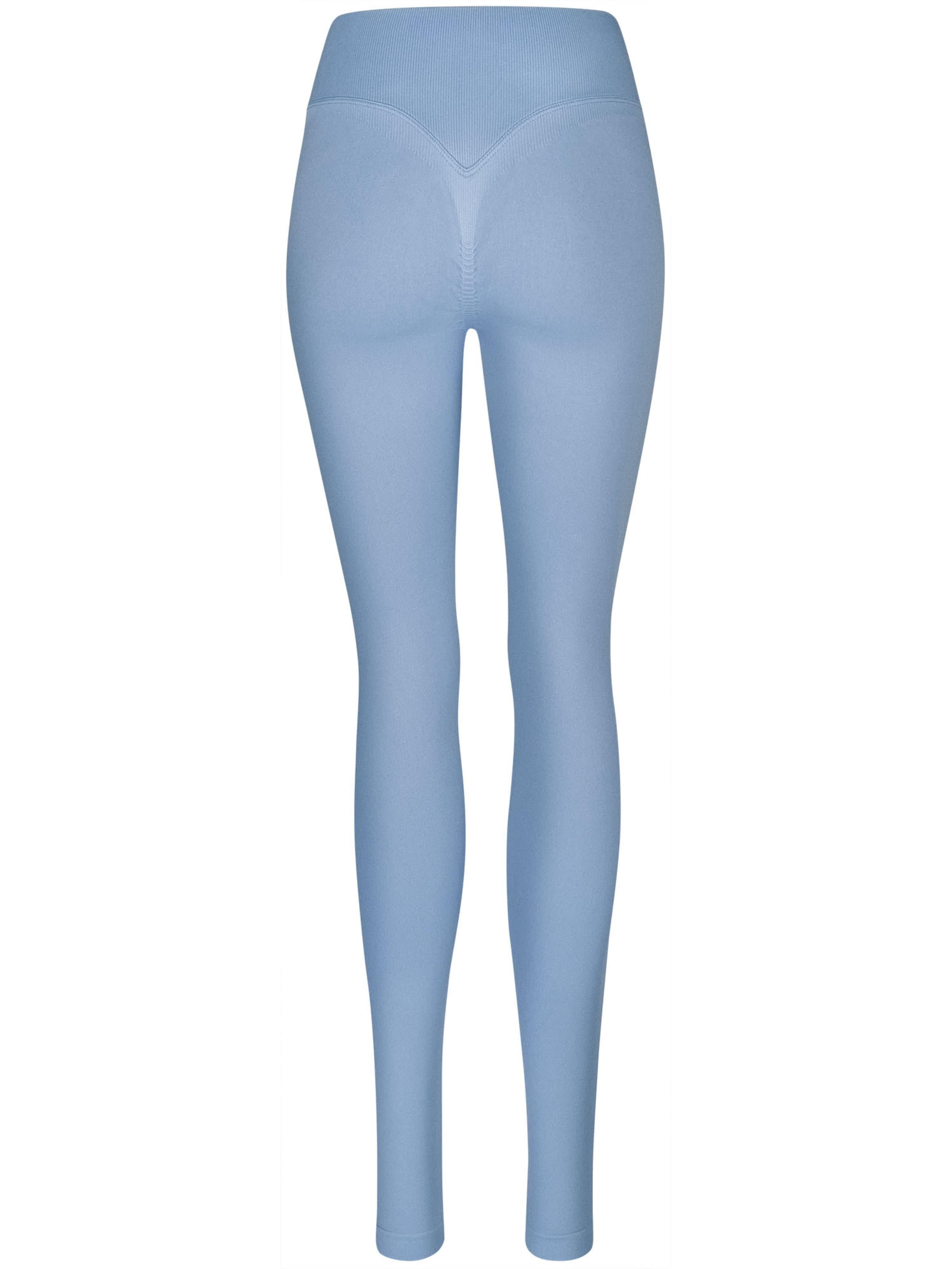 Nur Die Leggings ' Scrunch - Relax & Go ' in hellblau / lavendel, Produktansicht