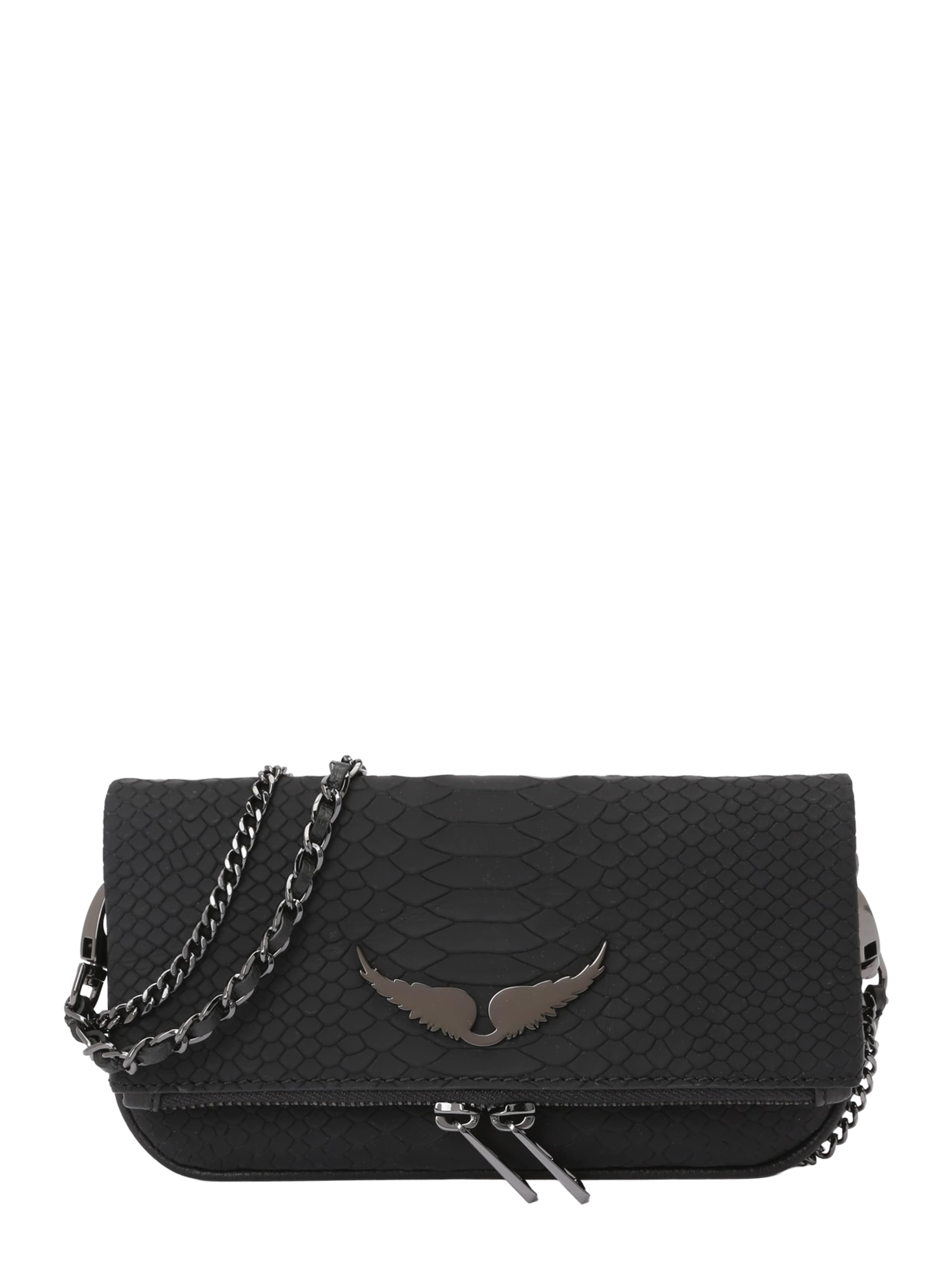 Zadig & Voltaire Schoudertas 'ROCK' in Zwart: voorkant