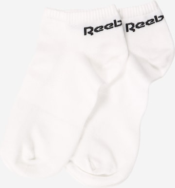 Reebok Sport Спортни чорапи в бяло: отпред