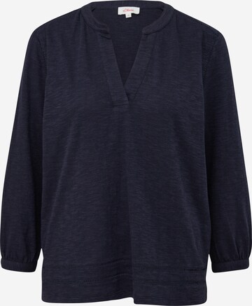 s.Oliver Blouse in Blauw: voorkant