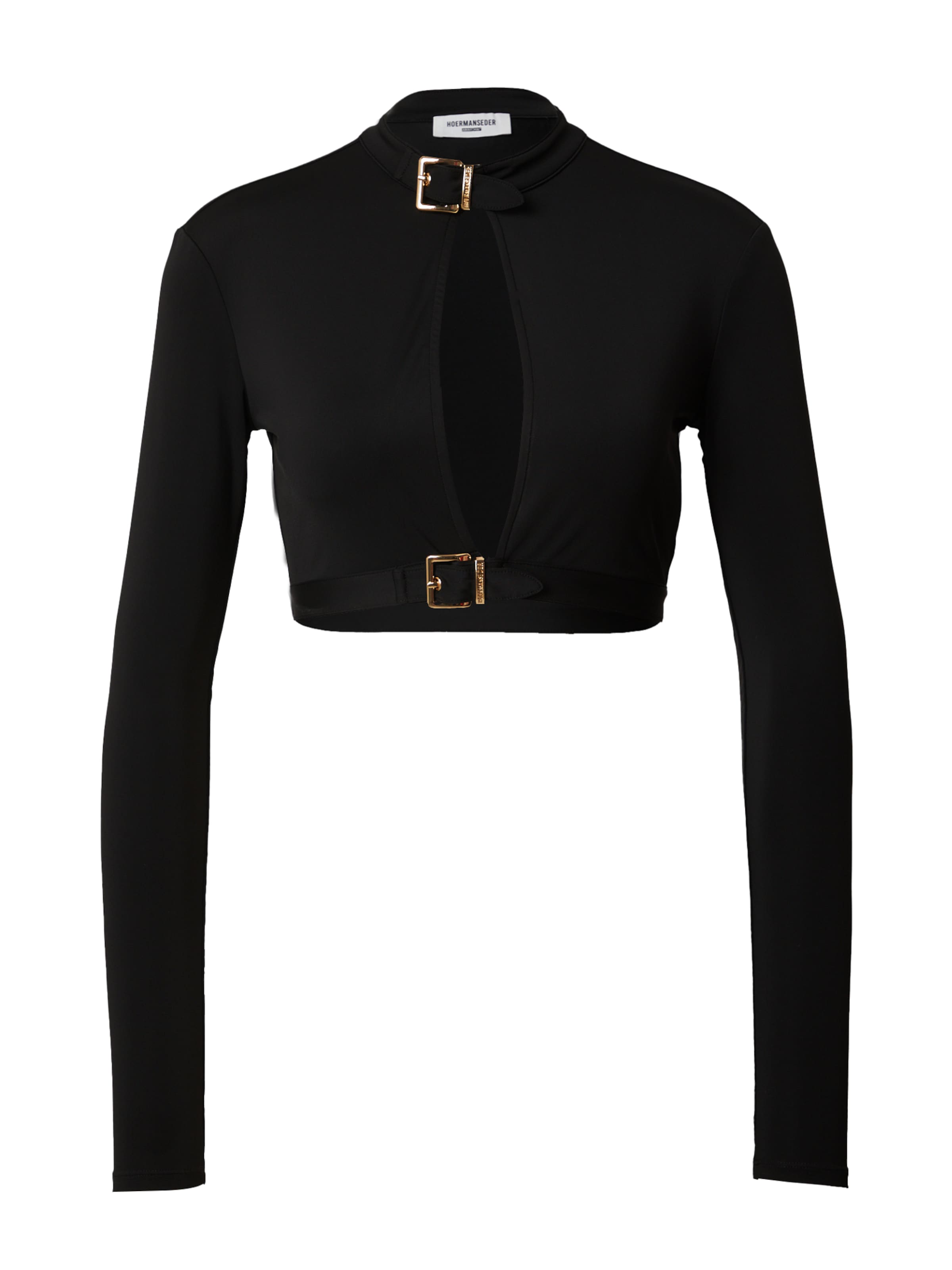 Hoermanseder Μπλουζάκι 'Alia' σε μαύρο: μπροστά