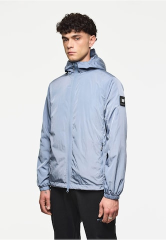 Weekend Offender Tussenjas 'Technician Face Mask' in Blauw: voorkant