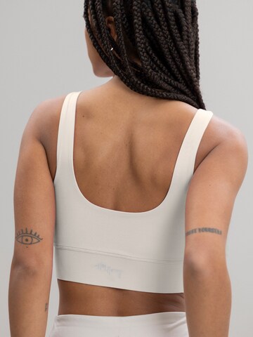 Bustier Soutien-gorge de sport Hey Honey en blanc