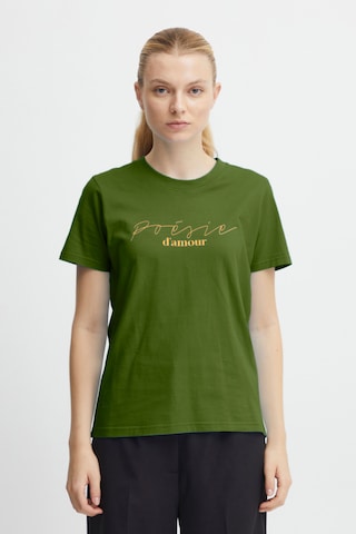ICHI - Camiseta en verde: frente