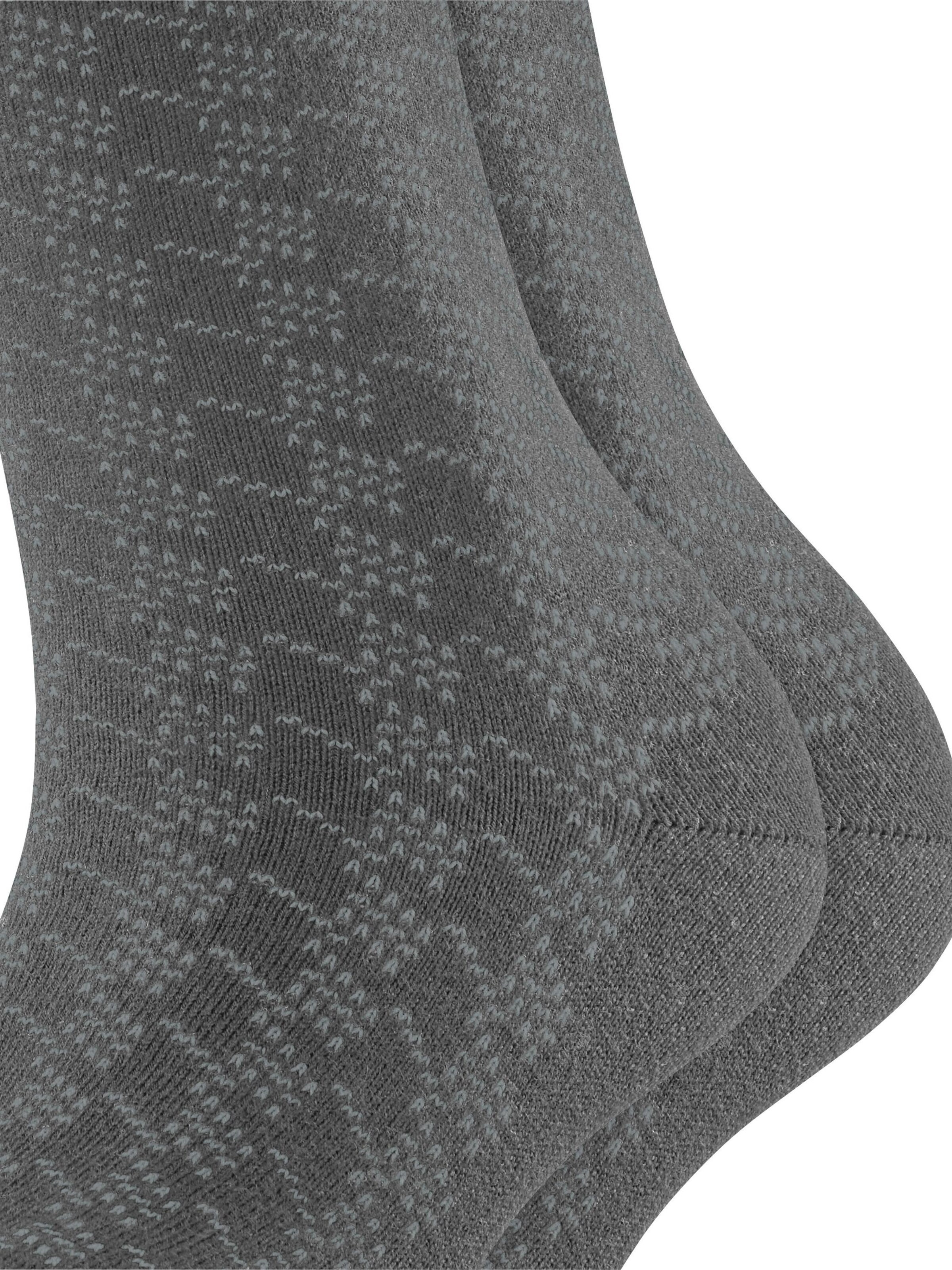 ESPRIT Socks 'Pepita Pattern 2-Pack' in Grey