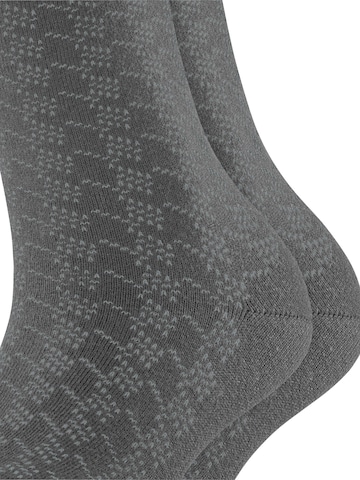 ESPRIT Socken 'Pepita Pattern 2-Pack'‌‌‌‌ in Grau: Vorderseite
