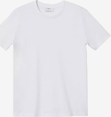 MANGO MAN Koszulka 'CHERLO' w kolorze biały: przód
