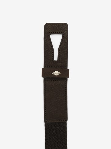 Ceinture 'Monk' LOTTUSSE en marron