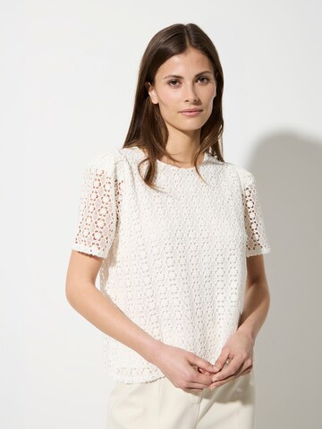 Chemisier MORE & MORE en blanc : devant