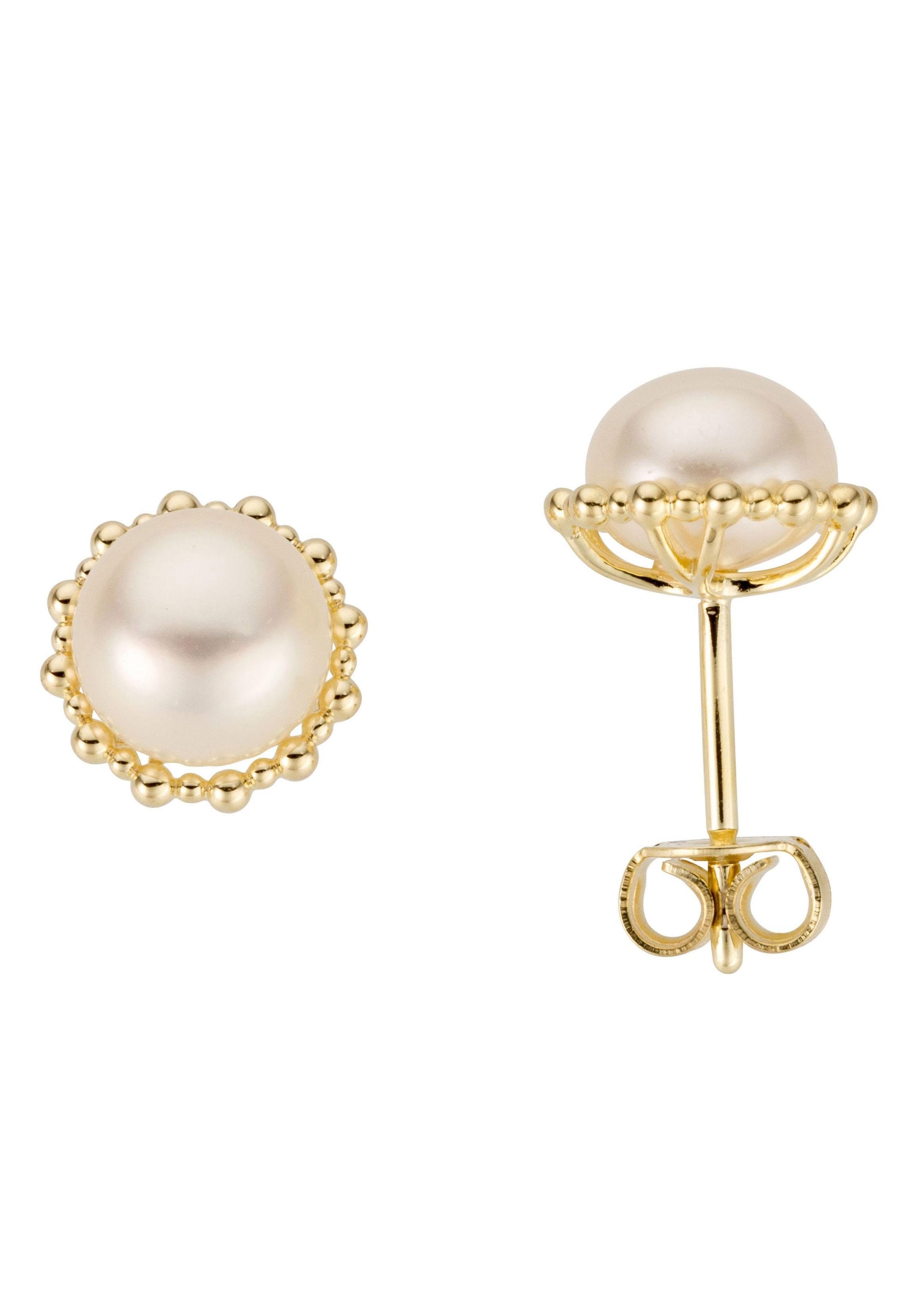 FIRETTI Ohrstecker in Gold: Vorderseite