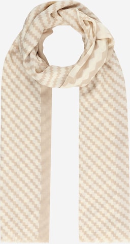 TOMMY HILFIGER Scarf 'Essential' in Beige: front