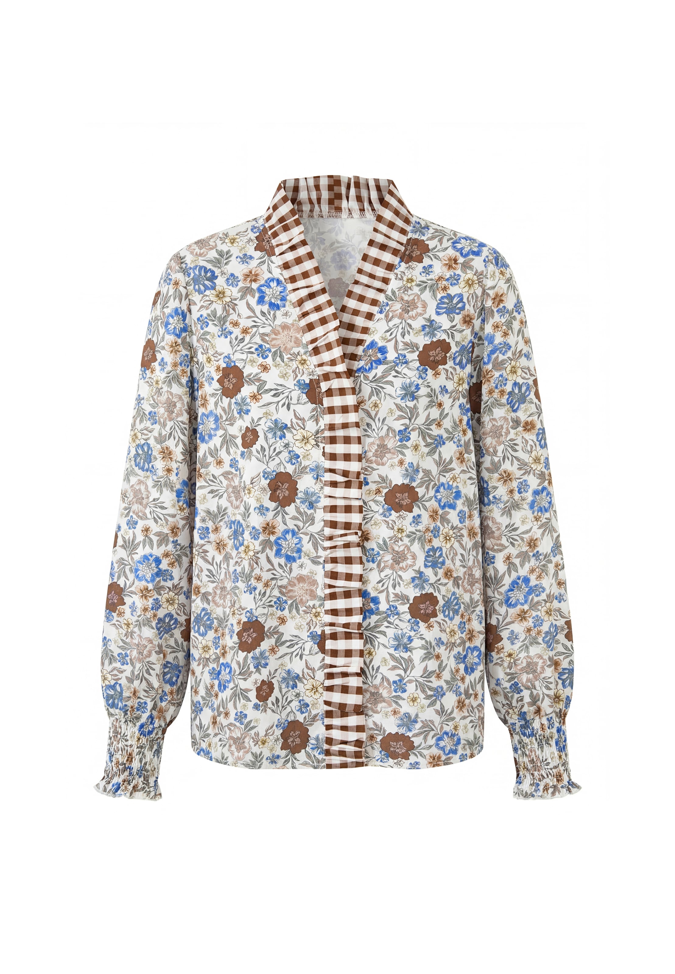 Usha - Blusa em mistura de cores: frente