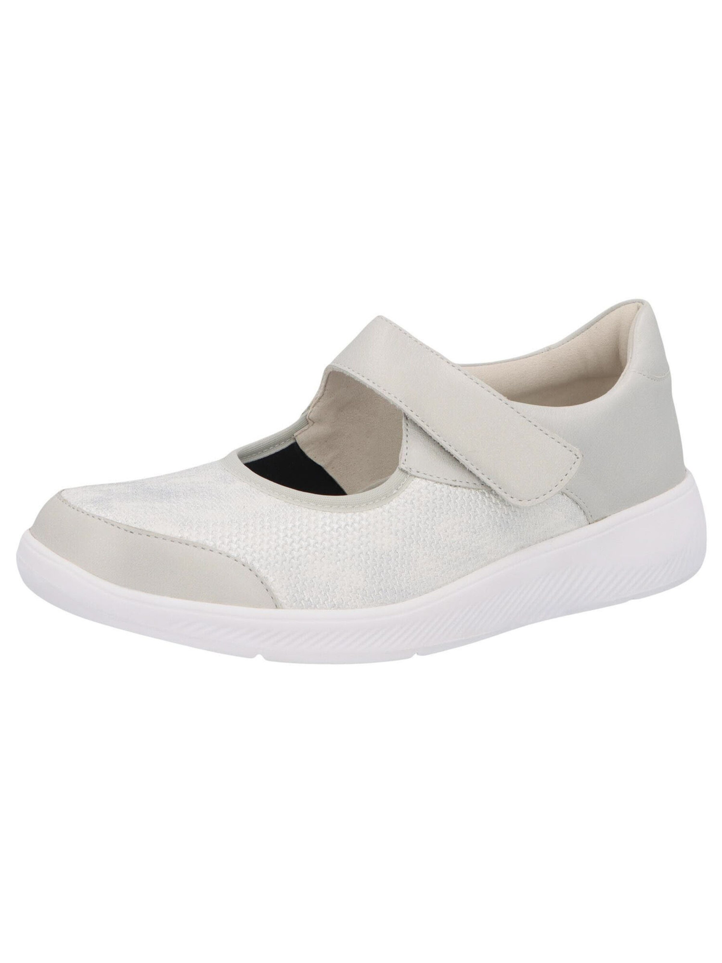 SOLIDUS Ballerina 'Halea' in Weiß: Vorderseite