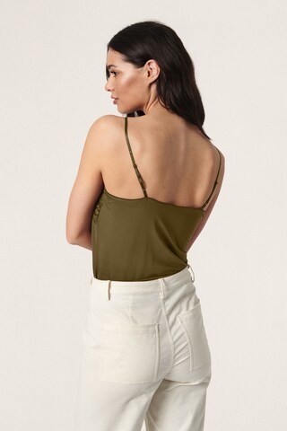 SOAKED IN LUXURY Top 'Clara' w kolorze zielony