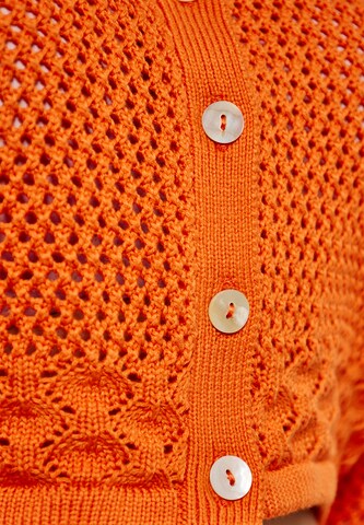 ebeeza Gebreid vest in Oranje